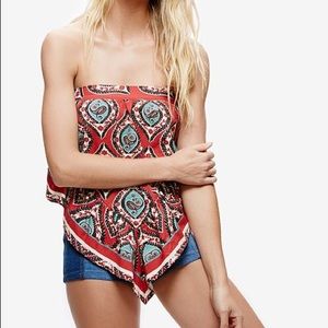 Free People Handkerchief Top S
